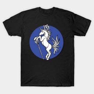 Royal Unicorn — Inktober Unicorn illustration series T-Shirt